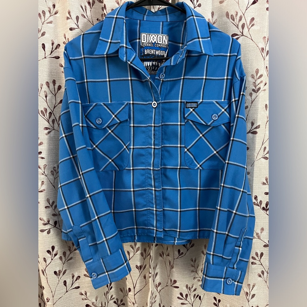 Women’s long-sleeve crop Dixxon flannel